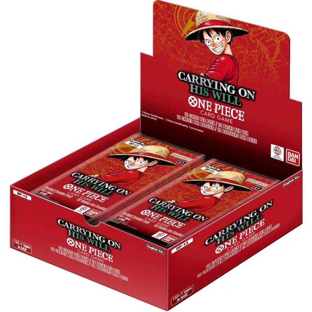 One Piece Card Game OP13 Carrying On His Will Booster Box 24 Packs