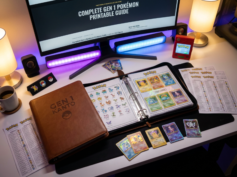 Gen 1 Pokemon Printable Guide: 151 Powerful Templates