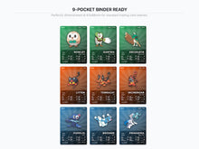 Pokémon Alola Placeholder Cards 722-809 | 88 Cards Gen 7 Binder Filler | Printable Pokédex PDF | A4 & Letter | Instant Download