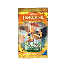 Disney Lorcana Wilds Unknown Booster Box Case 4 Boxes 96 Packs