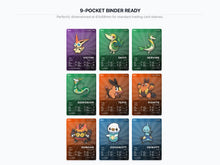 Pokémon Unova Placeholder Cards 494-649 | 156 Cards Gen 5 Binder Filler | Printable Pokédex PDF | A4 & Letter | Instant Download