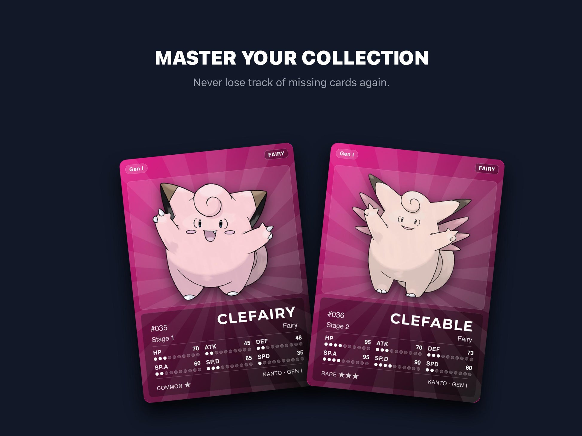 Fairy Type Pokémon Placeholder Cards | All Generations Binder Filler | Sylveon Gardevoir Togekiss | Printable PDF | Instant Download